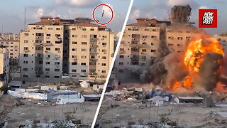 Israel blows up third Gaza high-rise in three days