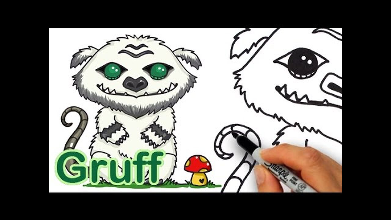How to Draw GRUFF -Tinker Bell and the Legend of the NeverBeast