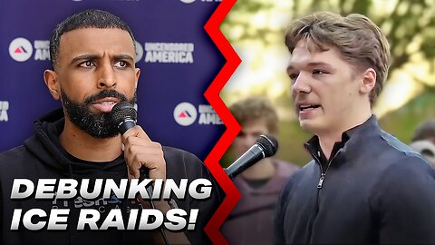 Leftist Snowflake Got Told Why ICE Raids Are Justified!