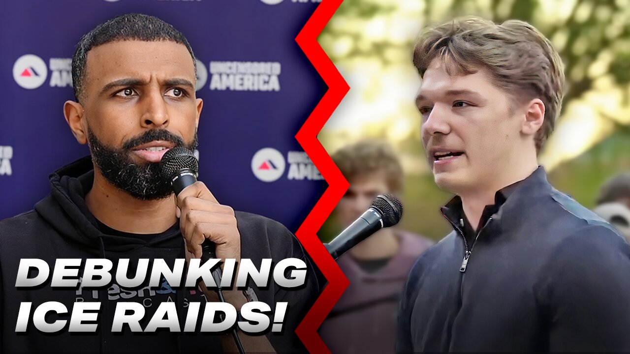 Leftist Snowflake Got Told Why ICE Raids Are Justified!