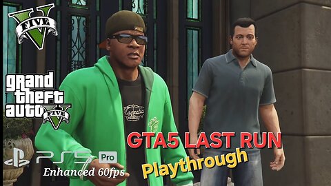 GTA 5 LAST RUN PS5 PRO Playthrough Franklin & Michael Chase Tennis Coach, [4K HD Enhanced 60fps]