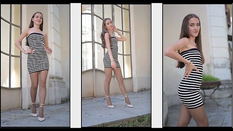 FASHION FILM CINEMATIC VIDEO PORTRAIT :Pantyhose, Stockings, Tights, Heels, MiniDress (4K Vertical)