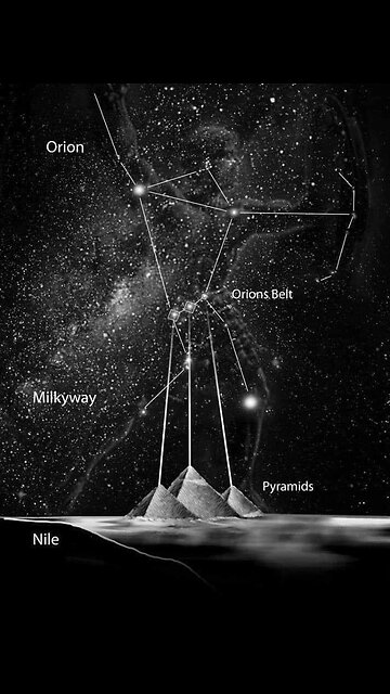 The connection between Osiris, stars, and pyramids stems from the Orion Correlation Theory