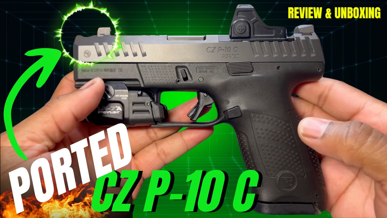 CZ P-10 C PORTED — Unboxing & Honest Review | Budget Red Dot Ready