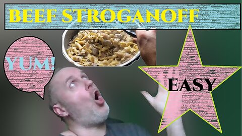 EASY Beef Stroganoff Recipe DELICIOUS So Good 👌 #yum.
