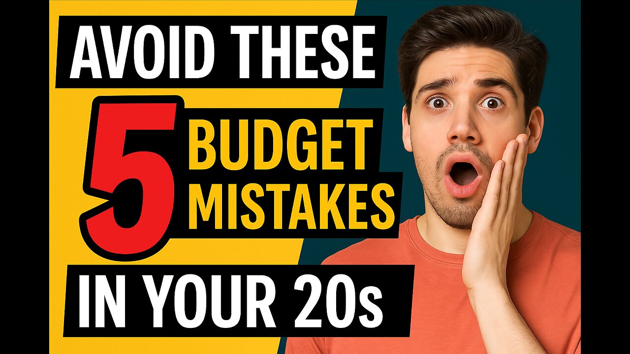 Avoid these 5 budget mistakes in your 20s | save craft