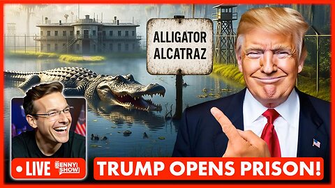 🚨Trump Touring 'Alligator Alcatraz' for Illegal Aliens LIVE Right Now in Florida: 'Grand Opening'🐊