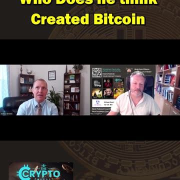Who Does he think Created Bitcoin