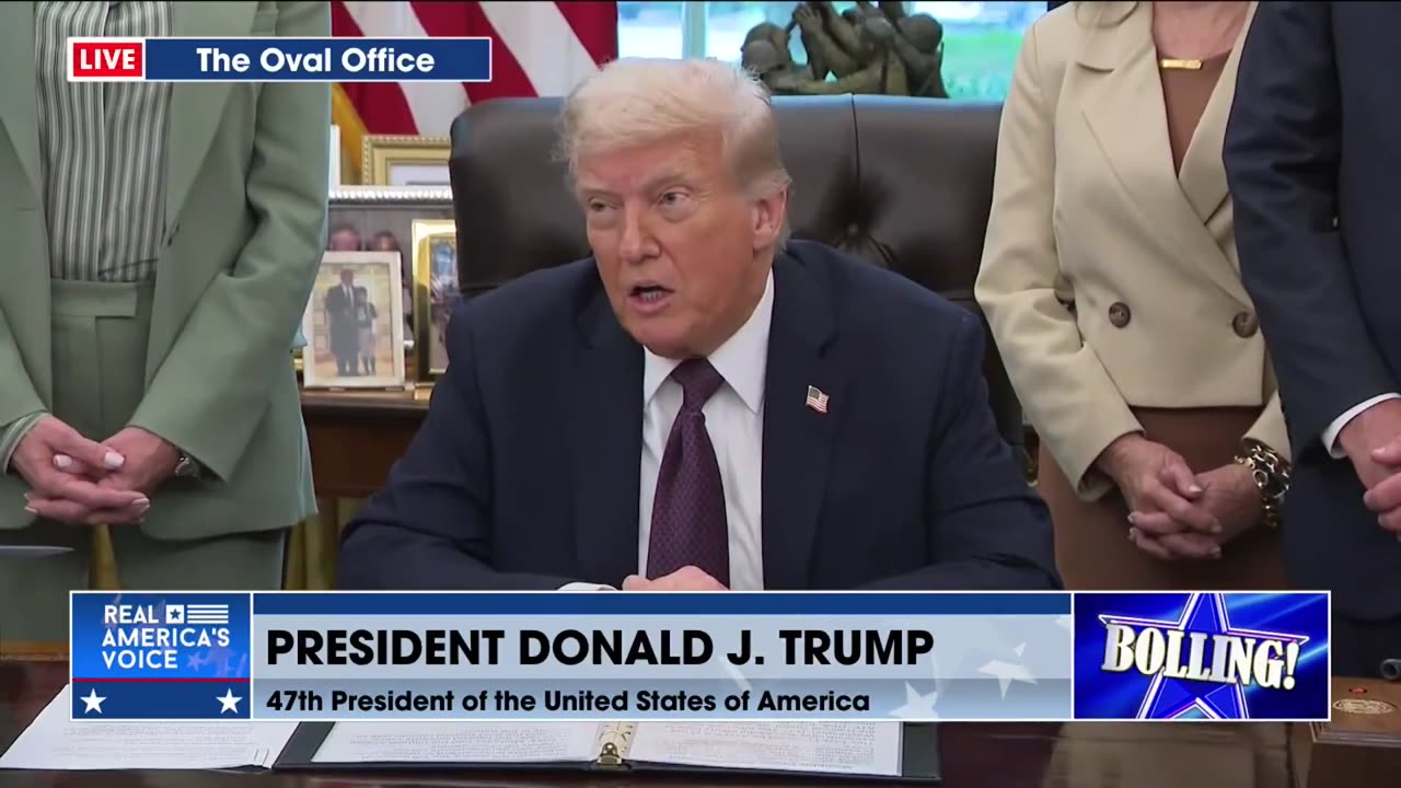 PRESIDENT TRUMP SIGNS A PRESIDENTIAL MEMORANDUM