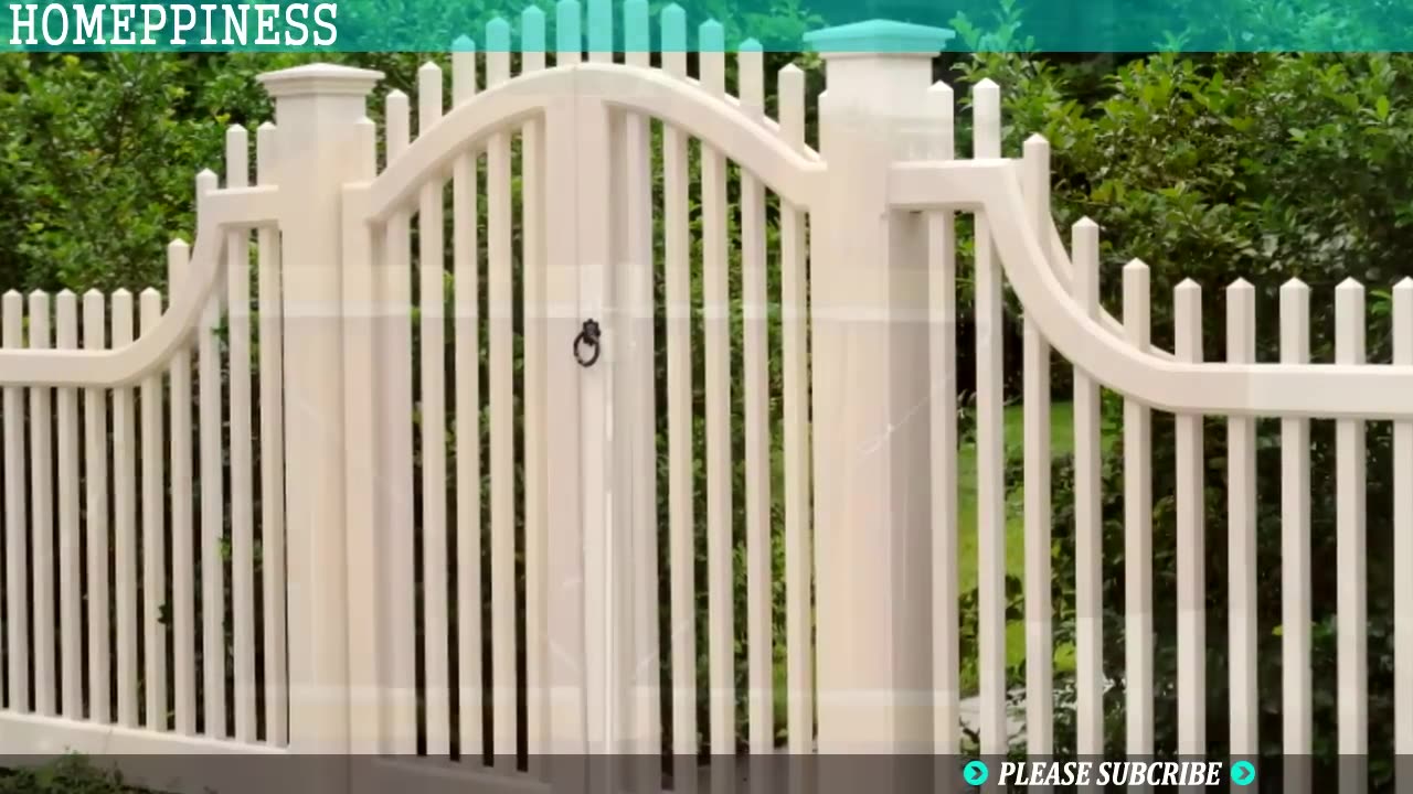 MUST WATCH! 50+ Modern Wood Gate Fence Ideas