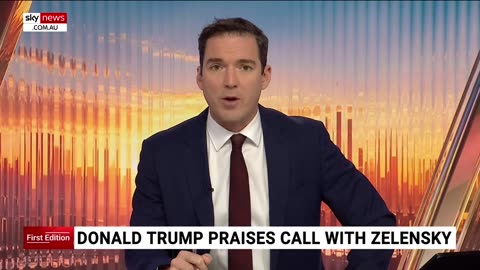 Donald Trump praises call with Zelensky