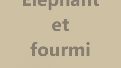 Éléphant et fourmi - Huhito Fables-Version française Vol.12