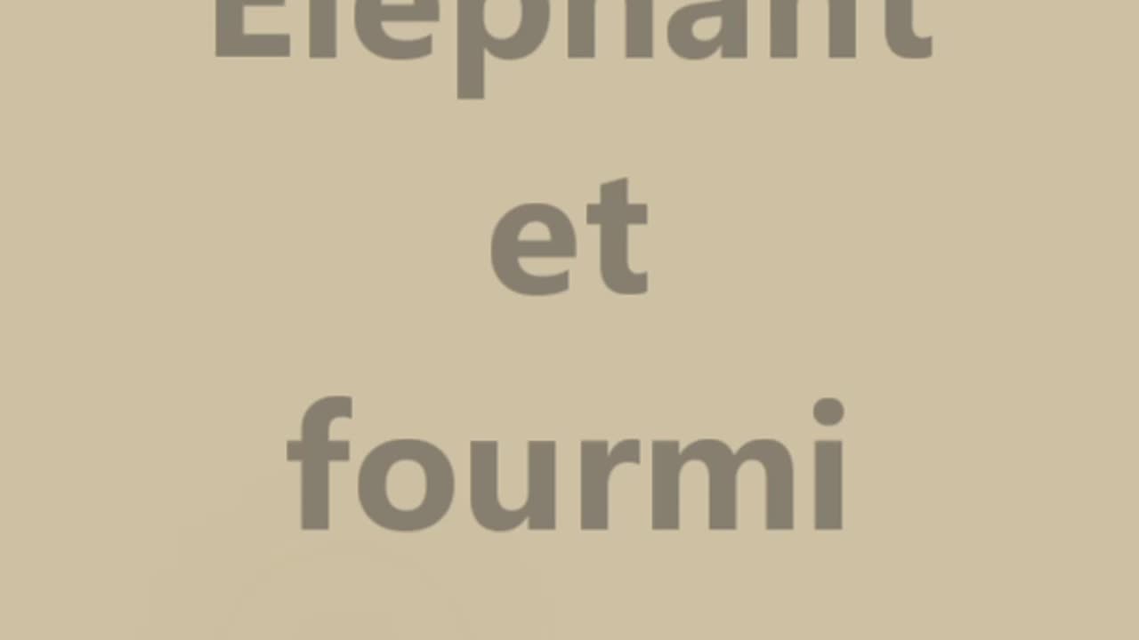 Éléphant et fourmi - Huhito Fables-Version française Vol.12