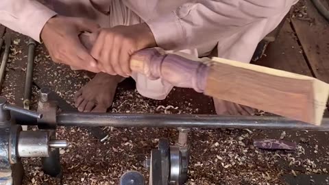 How Master Carver Turn Raw Wood Into Hand-Carved Stool Legs!