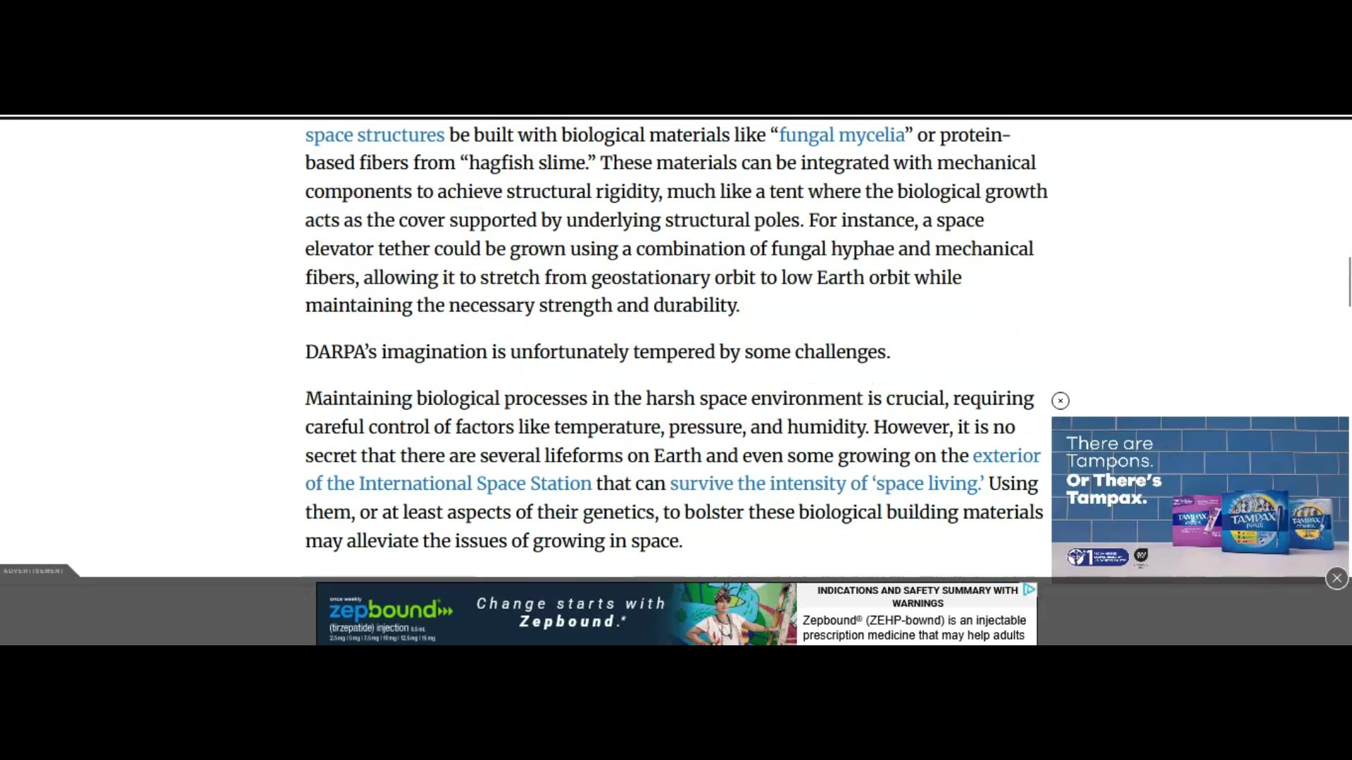 DARPA wants to grow space structures, not build them. KOOKS!