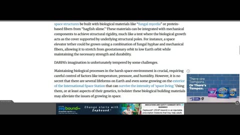 DARPA wants to grow space structures, not build them. KOOKS! 