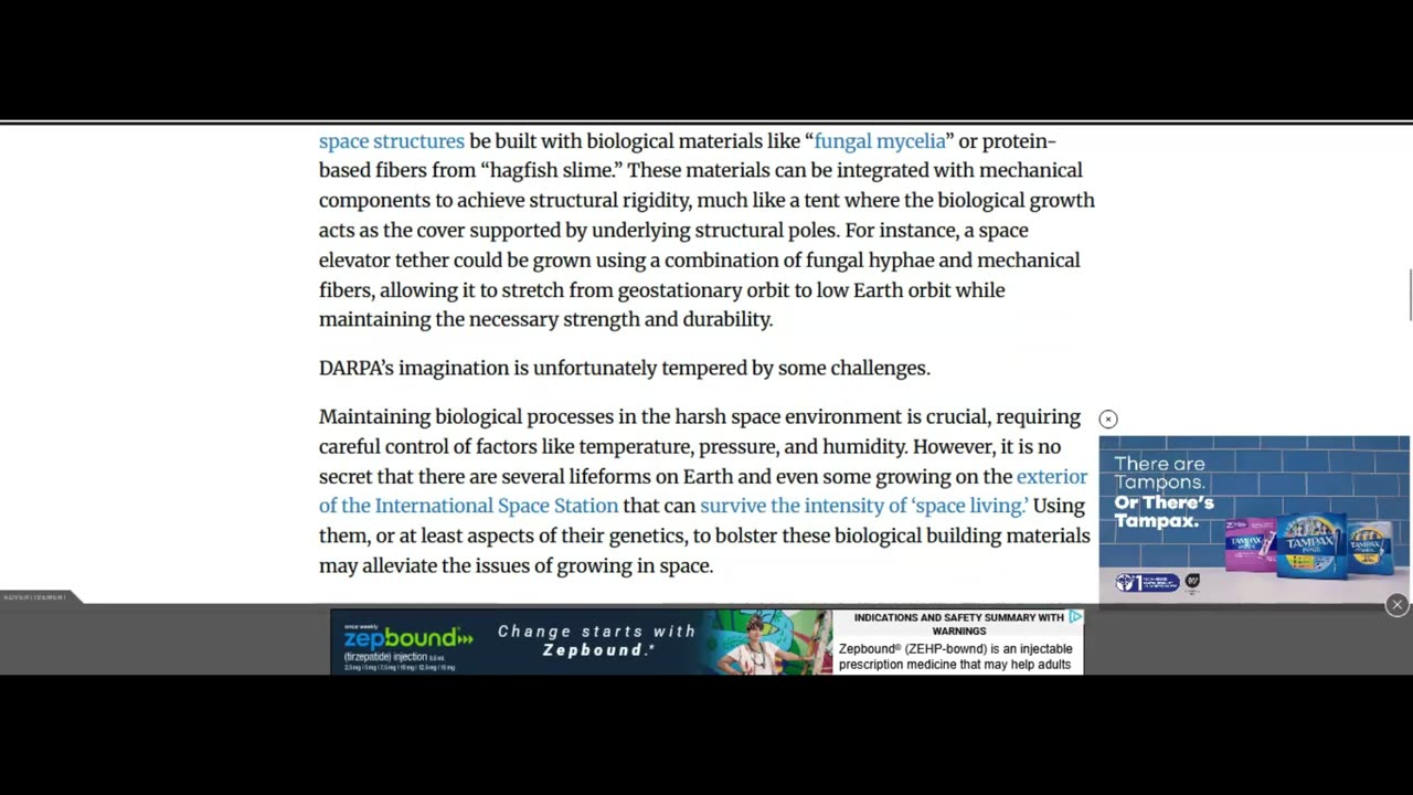 DARPA wants to grow space structures, not build them. KOOKS!