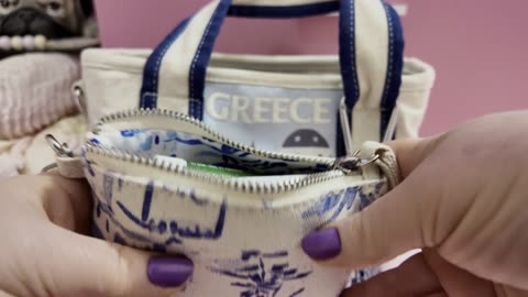 What’s in my Greece Bag from TJ Maxx. Super Cute💙