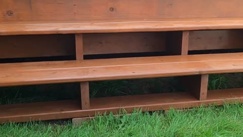 Preserving and staining the deck