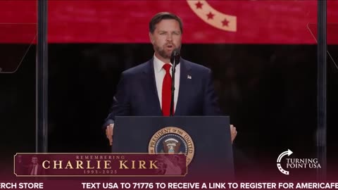 JD VANCE: "The evil murderer who took Charlie from us expected us to have a funeral today