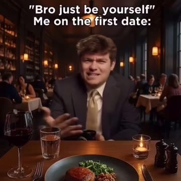 Bro on his first date