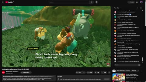 Donkey Kong Bananza Direct 6.18.2025 Reaction!