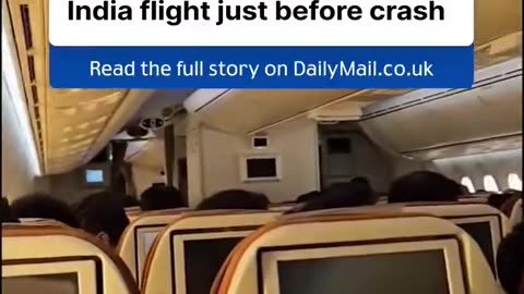 Chilling video shows 'nothing was working' on Air India flight just before crash.