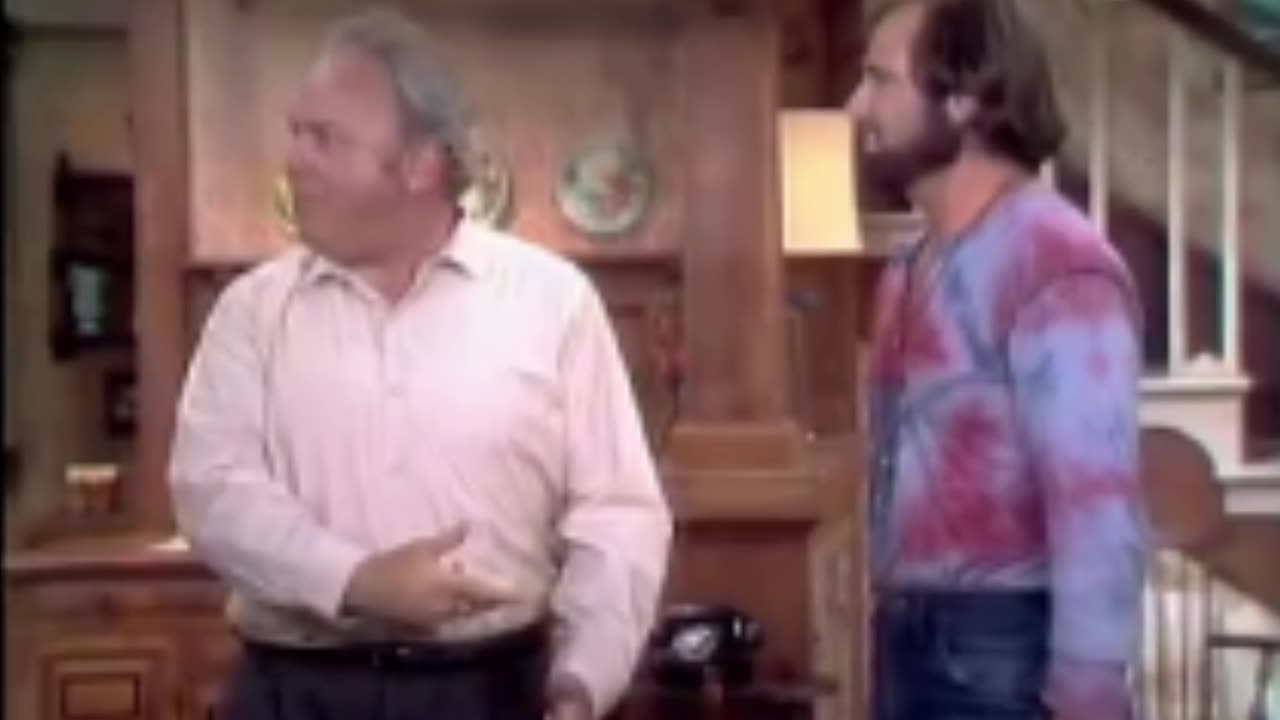 Archie and Meathead meet for the first time #allinthefamily