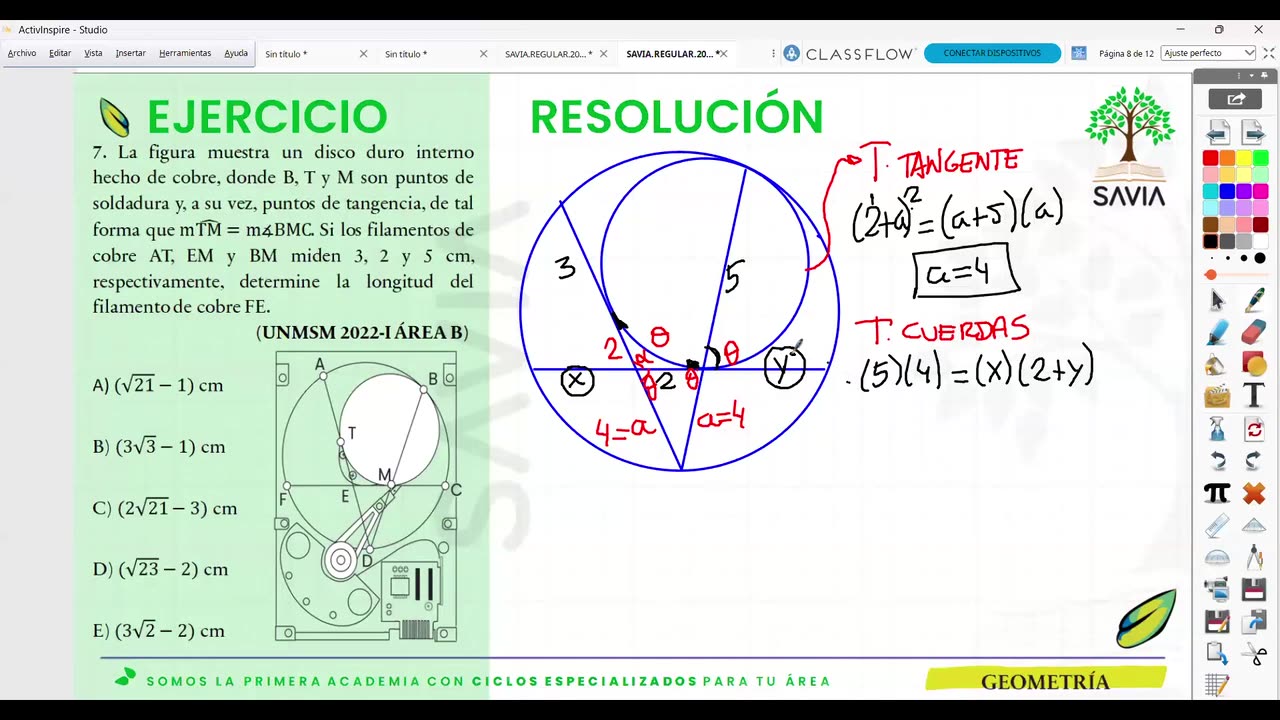 SAVIA REGULAR 2025 | Semana 09 | Geometría
