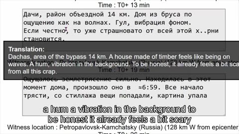 M7.8 Earthquake Hits Petropavlovsk-Kamchatsky, Russia: Felt Reports, Damage, and Tsunami Alerts