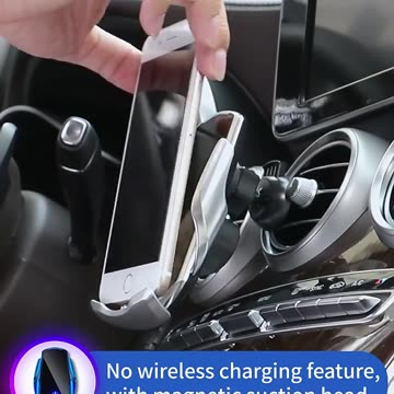 Car Phone Holder 15W Wireless Fast Charger Magnetic Charger Head Touch