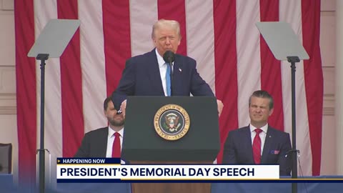 President Trump's Memorial Day Speech at Arlington Cemetery