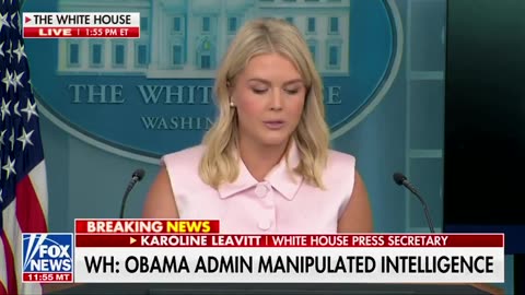 “重磅”白宮新聞秘書卡洛琳 萊維特發佈政治地震，情報總監解密文件、真相曝光為川普總統辯護！揭露前總統歐巴馬對美國的煽動陰謀，包括2016試圖推翻憲政共和國、2020年大選、通俄門騙局