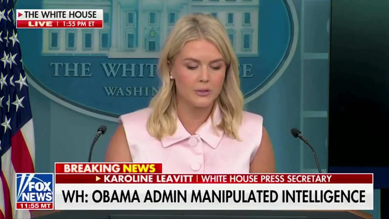 “重磅”白宮新聞秘書卡洛琳 萊維特發佈政治地震，情報總監解密文件、真相曝光為川普總統辯護！揭露前總統歐巴馬對美國的煽動陰謀，包括2016試圖推翻憲政共和國、2020年大選、通俄門騙局