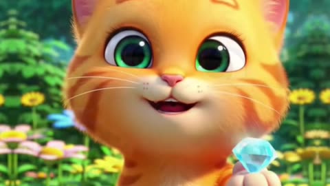 "Le Petit Chat Tigré et le Chemin Magique des Pierres – Conte Mignon pour Enfants"