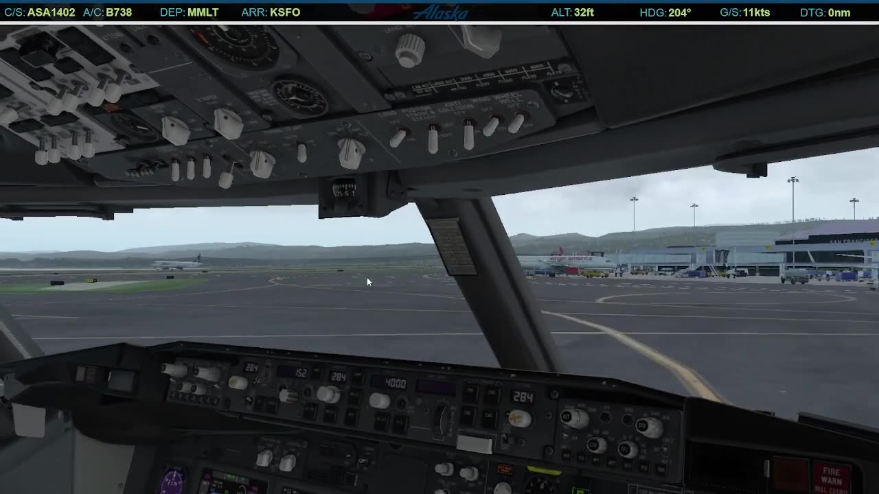 Landing in San Francisco (KSFO)