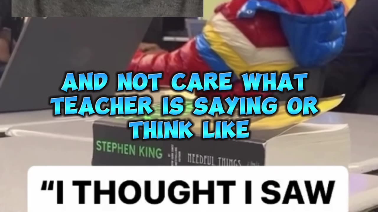 student thought he saw a bug