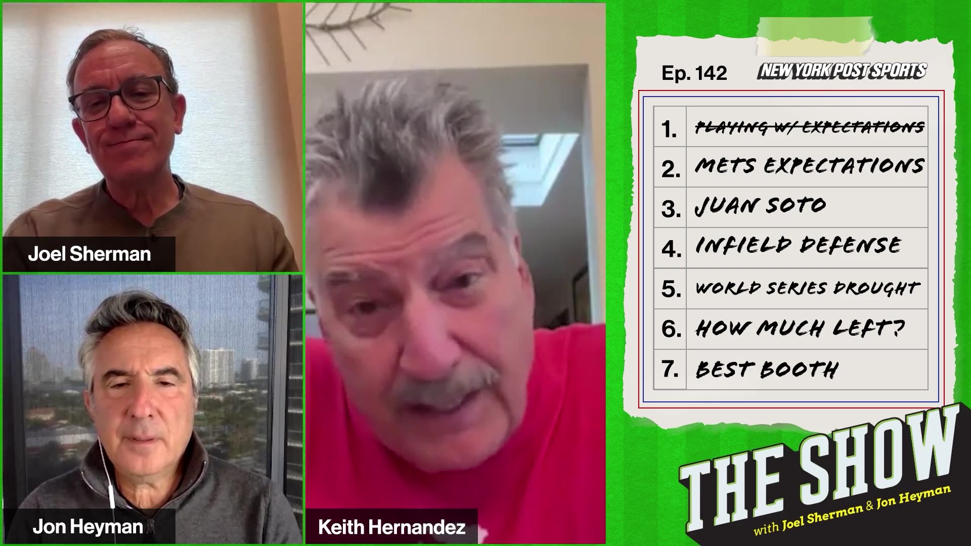 Keith Hernandez believes Mets starting pitching is "worrisome" | The Show