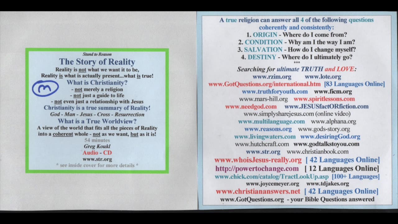 The Story of Reality