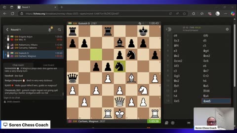 LIVE Chess with Soren