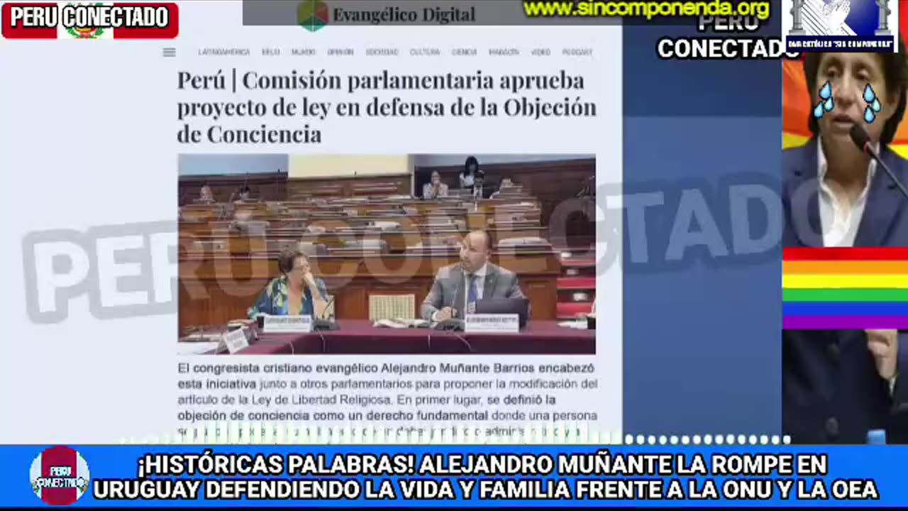 CONGRESISTA MUÑANTE EN URUGUAY DEJÓ SENTADO LA POSTURA DE DEFENSA DE LA VIDA Y DE LA FAMILIA