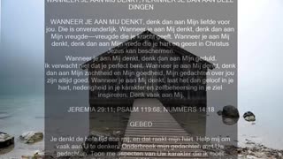 Wanneer Je Aan Mij Denkt, Herinner Je Dan Deze Dingen