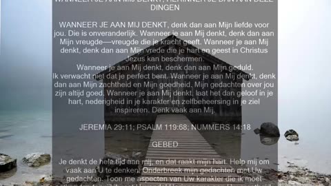 Wanneer Je Aan Mij Denkt, Herinner Je Dan Deze Dingen