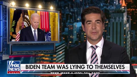 Biden’s inner-circle was getting high on their own supply…. Jesse Watters