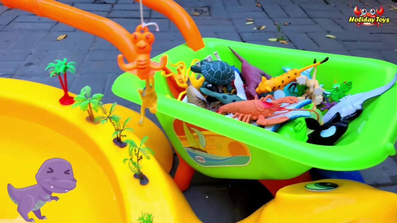 Shrimps Foraging Under Rocks in the Afternoon