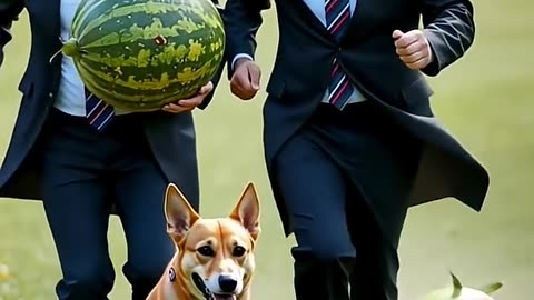 Donald Trump and Netanyahu are stealing watermelons