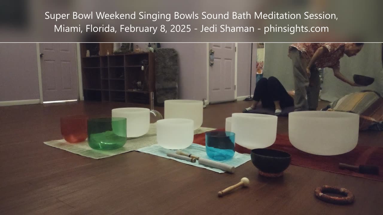 Super Bowl Weekend Singing Bowls Sound Bath Meditation Session in Miami, Florida, February 8, 2025