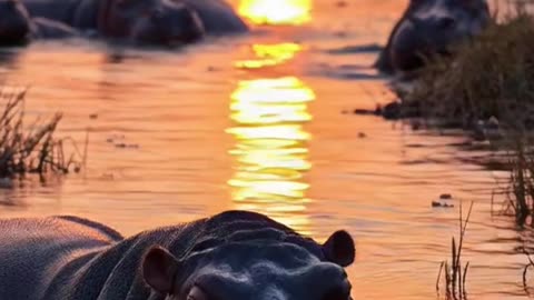 Hippo's Mud Spa Moment