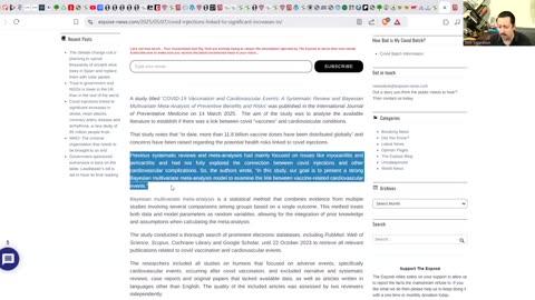 LANDMARK STUDY: VAX KILLING MILLIONS! - 85 Million People Studied - Shocking Surge In Heart Attacks