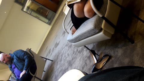 REPOST - sexy heels coming off.